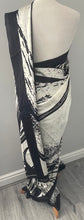 Load image into Gallery viewer, Satin crepe saree 6119