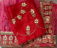 Load image into Gallery viewer, Bandhni print saree 7007