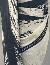 Load image into Gallery viewer, Satin crepe saree 6119