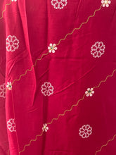 Load image into Gallery viewer, Cotton bandhni print saree 7000