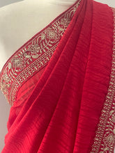 Load image into Gallery viewer, Soft georgette saree 7013