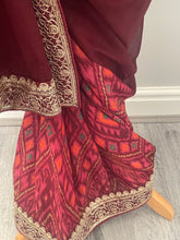 Load image into Gallery viewer, Soft georgette saree 7012
