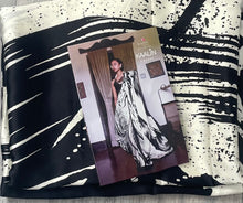 Load image into Gallery viewer, Satin crepe saree 6119