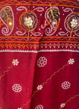 Load image into Gallery viewer, Cotton bandhni saree 7002