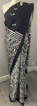 Load image into Gallery viewer, Soft satin crape saree 6117