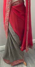 Load image into Gallery viewer, Soft georgette saree 7013