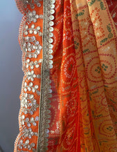 Load image into Gallery viewer, Bandhni saree 7009