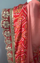 Load image into Gallery viewer, Bandhni print saree 7010