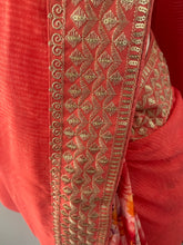Load image into Gallery viewer, Soft georgette saree 7011