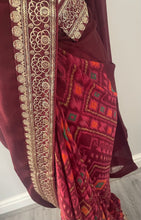 Load image into Gallery viewer, Soft georgette saree 7012