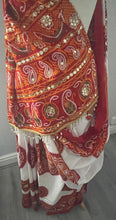 Load image into Gallery viewer, Cotton bandhni 7000 ( the hight of saree is only 38’’)