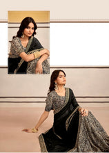 Load image into Gallery viewer, Soft georgette saree 7014