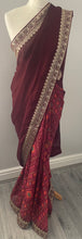 Load image into Gallery viewer, Soft georgette saree 7012