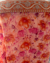 Load image into Gallery viewer, Soft georgette saree 7015