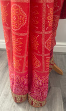 Load image into Gallery viewer, Bandhni print saree 7007
