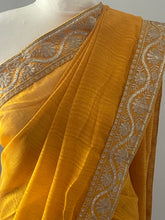 Load image into Gallery viewer, Soft georgette saree 7016