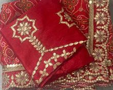 Load image into Gallery viewer, Bandhni print saree 7010