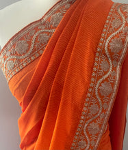 Load image into Gallery viewer, Soft georgette saree 7015