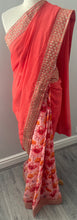 Load image into Gallery viewer, Soft georgette saree 7011
