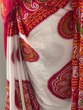 Load image into Gallery viewer, Cotton bandhni print saree 7000