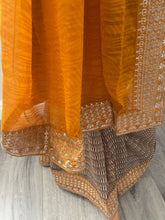 Load image into Gallery viewer, Soft georgette saree 7018