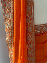 Load image into Gallery viewer, Soft georgette saree 7015