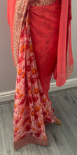 Load image into Gallery viewer, Soft georgette saree 7011