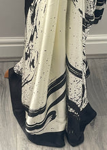 Load image into Gallery viewer, Satin crepe saree 6119