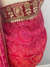 Load image into Gallery viewer, Bandhni print saree 7007
