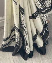 Load image into Gallery viewer, Satin crepe saree 6119