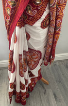 Load image into Gallery viewer, Cotton bandhni saree 7002