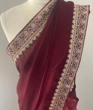 Load image into Gallery viewer, Soft georgette saree 7012