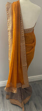 Load image into Gallery viewer, Soft georgette saree 7018
