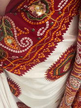 Load image into Gallery viewer, Cotton bandhni saree 7002