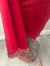 Load image into Gallery viewer, Soft georgette saree 7013