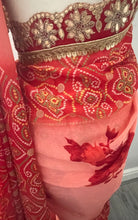 Load image into Gallery viewer, Bandhni print saree 7010