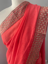 Load image into Gallery viewer, Soft georgette saree 7011