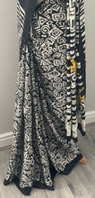 Load image into Gallery viewer, Soft satin crape saree 6117