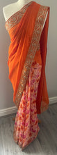 Load image into Gallery viewer, Soft georgette saree 7015