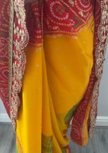 Load image into Gallery viewer, Bandhni print saree 7006