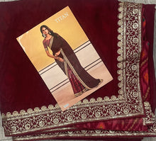 Load image into Gallery viewer, Soft georgette saree 7012