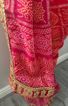 Load image into Gallery viewer, Bandhni print saree 7007