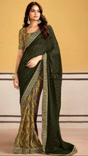 Load image into Gallery viewer, Soft georgette saree 7017