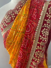 Load image into Gallery viewer, Bandhni print saree 7006