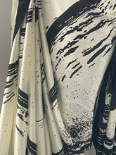 Load image into Gallery viewer, Satin crepe saree 6119