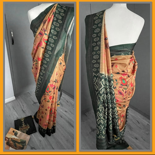 Dolla semi silk saree 3015