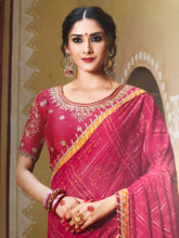 Load image into Gallery viewer, Bandhani  in georgette (in Uk ready to dispatch)303