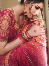 Load image into Gallery viewer, Bandhani  in georgette (in Uk ready to dispatch)303