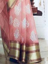 Load image into Gallery viewer, Organza saree in Uk ready to dispatch/241