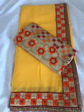 Load image into Gallery viewer, Georgette saree/259